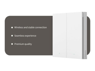Aqara H1 - smart switch - no neutral - 802.15.4, ZigBee 3.0 - white