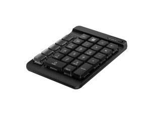 HP 435 - keypad - 9 programmable keys, low profile key travel, swappable keycaps with stickers - English - jack black Input Device