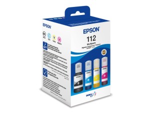 Epson 112 Multipack - 4-pack - black, yellow, cyan, magenta - original - ink refill