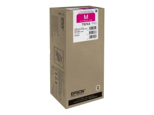 Epson T9743 - XXL size - magenta - original - ink cartridge