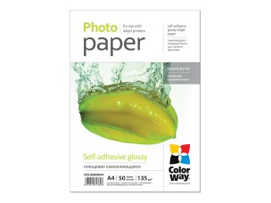 ColorWay - photo paper - glossy - 50 sheet(s) - A4 - 115 g/m²