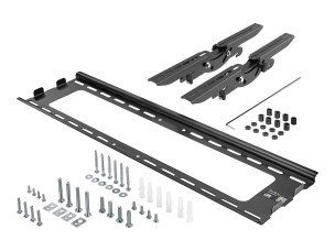 Startech Flat Screen TV Wall Mount - Tilting - Supports 32" to 75" TVs - Steel - VESA TV Mount - Monitor Wall Mount (FLATPNLWALL) mounting kit - for flat panel - black