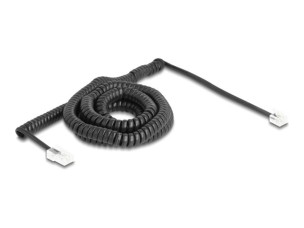 Delock phone cable - 10 m - black