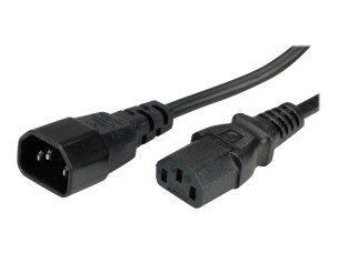 VALUE - power cable - power IEC 60320 C13 to IEC 60320 C14 - 50 cm