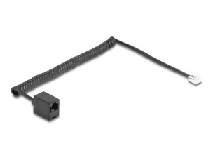 Delock phone cable - 2 m - black