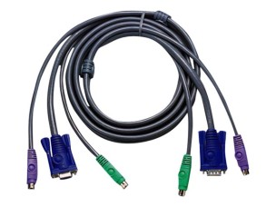 ATEN 2L-1003P/C - keyboard / video / mouse (KVM) cable - 3 m