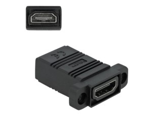 Delock Easy 45 - snap-in module - black