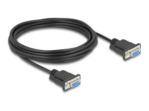 Delock - serial cable - DB-9 to DB-9 - 5 m