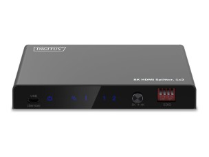 DIGITUS DS-55339 - video/audio splitter - 8K, 1x2 - 2 ports