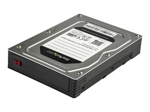 Startech 2.5 to 3.5 Hard Drive Adapter - For SATA and SAS SSDs/HDDs - SSD Enclosure - HDD Enclosure - Internal Hard Drive Enclosure (25SATSAS35HD) - storage enclosure - SATA 6Gb/s / SAS 6Gb/s - SAS 6Gb/s, SATA 6Gb/s