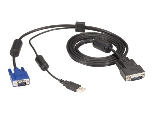 Black Box ServSwitch Secure KVM Switch Cable - video / USB cable - 1.8 m