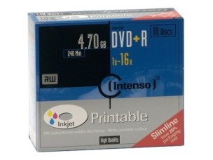 Intenso - DVD+R x 10 - 4.7 GB - storage media