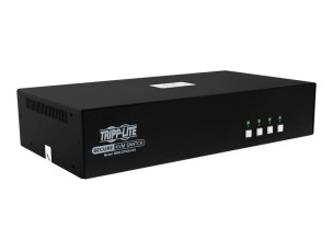 Tripp Lite Secure KVM Switch, 4-Port, Dual Head, DisplayPort to DisplayPort, 4K, NIAP PP4.0, Audio, TAA - KVM / audio switch - 4 ports - TAA Compliant