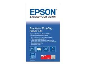 Epson Proofing Paper Standard - proofing paper - semi-matte - 1 roll(s) - Roll (61 cm x 30.5 m) - 240 g/m²
