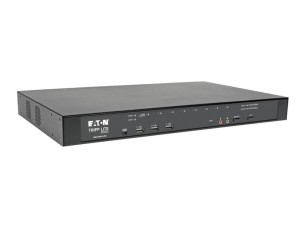 Eaton Tripp Lite series 8-Port Cat5 KVM over IP Switch with Virtual Media - 1 Local & 1 Remote User, 1U Rack-Mount, TAA - KVM switch - 8 ports - rack-mountable - TAA Compliant