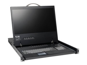 Eaton Tripp Lite series 16-Port Rack Console VGA KVM Switch w/ 19" LCD 1U TAA - KVM switch - 16 ports - rack-mountable