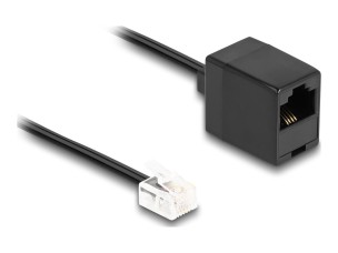 Delock phone cable - 10 m - black