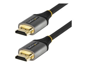 Startech 6ft (2m) Premium Certified HDMI 2.0 Cable with Ethernet, High Speed Ultra HD 4K 60Hz HDMI Cable HDR10, ARC, HDMI Cord For Ultra HD Monitors, TVs, Displays, w/ TPE Jacket - Durable HDMI Video Cable (HDMMV2M) - HDMI cable with Ethernet - 2 m