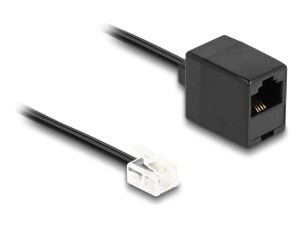 Delock phone cable - 1 m - black