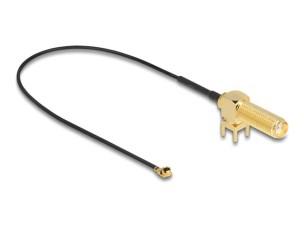 Delock antenna cable - 25 cm - black
