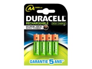 Duracell PreCharged battery - 4 x AA type - NiMH