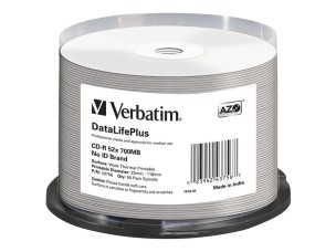 Verbatim DataLifePlus Professional - CD-R x 50 - 700 MB - storage media