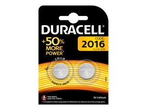 Duracell Electronics 2016 battery - 2 x CR2016 - Li