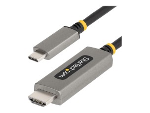 Startech 3ft (1m) USB-C to HDMI Adapter Cable, 8K 60Hz, 4K 144Hz, HDR10, USB Type-C to HDMI 2.1 Video Converter Cable, USB-C DP Alt Mode/USB4/Thunderbolt 3/4 Compatible - USB-C Laptop to HDMI Monitor (134B-USBC-HDMI211M) - adapter cable - 1 m