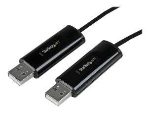Startech 2 Port USB Keyboard Mouse Switch Cable w/ File Transfer for PC and Mac® - USB File Transfer Cable - Dual Port USB KM Switch (SVKMS2) - direct connect adapter - USB 2.0 - USB 2.0