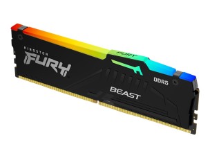 Kingston FURY Beast RGB - DDR5 - module - 16 GB - DIMM 288-pin - 6800 MHz / PC5-54400 - unbuffered