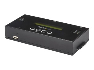 StarTech 1:1 Hard Drive Duplicator and Eraser for 2.5"/ 3.5" SATA (I/II/III) & SAS (I/II) HDD SSD - LCD & RS-232 - Cloner & Wiper (SATSASDUPE11) - solid state / hard drive duplicator