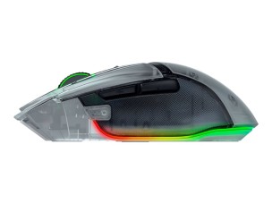 Razer Basilisk V3 pro 35K - Phantom White Edition - mouse - Bluetooth, USB-C, 2.4 GHz - white