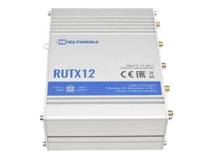 Teltonika RUTX12 - wireless router - WWAN - Wi-Fi 5, Bluetooth - 4G, 3G - desktop