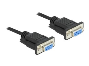 Delock - serial cable - DB-9 to DB-9 - 5 m