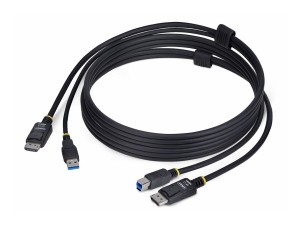 StarTech 6ft (1.8m) DisplayPort and USB 5Gbps KVM Cable - keyboard / video / mouse (KVM) cable - 1.8 m