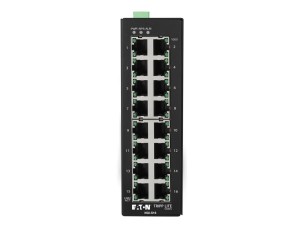 Eaton Tripp Lite series 16-Port Lite Managed Industrial Gigabit Ethernet Switch - 10/100/1000 Mbps, -10° to 60°C, DIN Mount - switch - 16 ports - smart - TAA Compliant