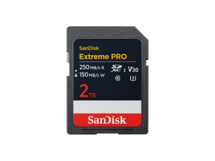 SanDisk Extreme PRO - flash memory card - 2 TB - SDXC UHS-I