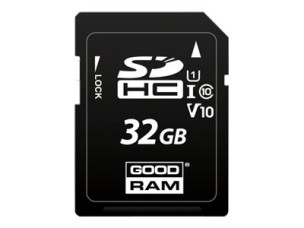 GOODRAM S1A0 - flash memory card - 32 GB - SDHC UHS-I