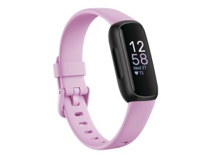 Fitbit Inspire 3 - black - activity tracker with band - lilac bliss