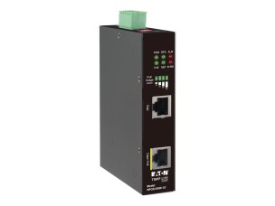 Eaton Tripp Lite Series Industrial Gigabit Ethernet PoE injector, 90W PoE++, 802.3bt, Midspan, -40C to +75C, IP30 housing, Dual 24~57VDC , DIN rail, 1 Port - PoE injector - 90 Watt