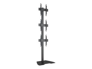 Multibrackets M Pro Series MBFSC3U stand - single side - for 3 LCD displays - 270, micro adjustable - black