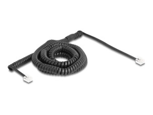 Delock phone cable - 10 m - black