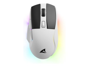 Sharkoon SKILLER SGM50W - mouse - 2.4 GHz, USB-C - white