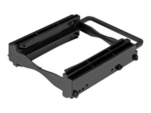 Startech Dual 2.5" SSD/HDD Mounting Bracket for 3.5" Drive Bay - Tool-Less Installation - 2-Drive Adapter Bracket for Desktop Computer (BRACKET225PT) - storage bay adapter