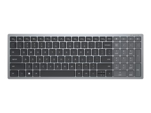 Dell KB740 - keyboard - compact, multi device - QWERTY - UK - titan grey Input Device