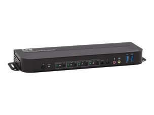 Eaton Tripp Lite series HDMI USB KVM Switch 4-Port 4K 60Hz HDR HDCP 2.2 IR USB Sharing - KVM / audio / USB switch - 4 ports