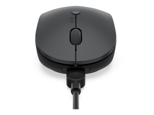 Lenovo Multi-Device - X9 Edition - mouse - 2.4 GHz, Bluetooth 5.0 - thunder grey (top), thunder black (bottom)