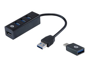 Conceptronic HUBBIES TAIL - hub - 4 ports