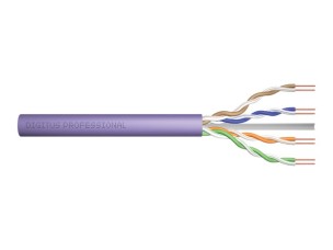 DIGITUS Professional bulk cable - 500 m - purple, RAL 4005