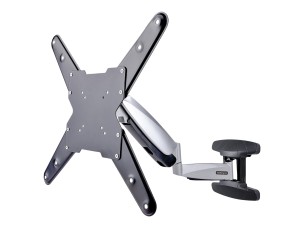 Startech VESA TV Wall Mount, TV Mounting Bracket For 23"-55" Displays, Adjustable Full Motion TV Wall Mount Supports 66lb (30kg), Extendable/Tilting/Swivel Monitor Wall Mount - Low Profile/Slim Display Mount (FHA-TV-WALL-MOUNT) mounting kit - for flat pan